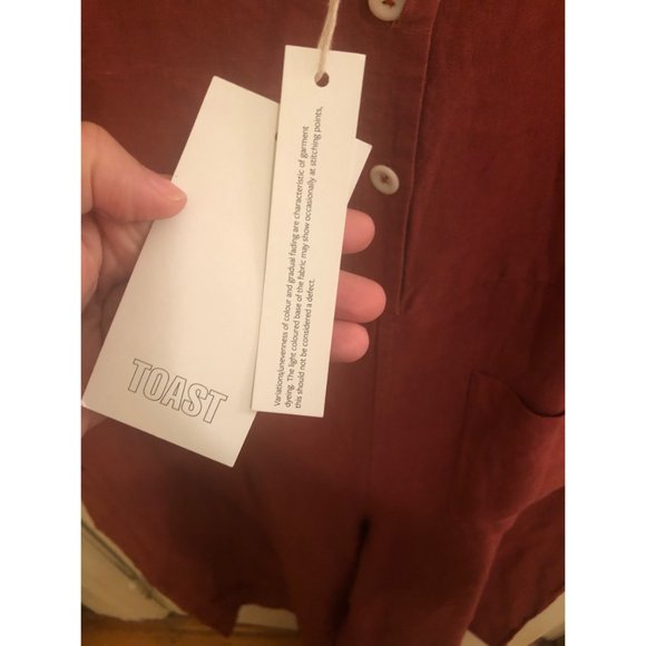 TOAST Linen Jumpsuit (NWT) in "Terracotta" - Picture 12 of 12